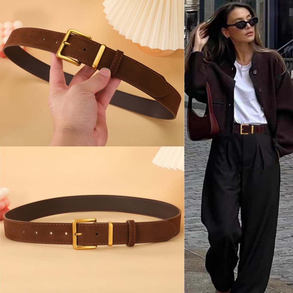 Cinto feminino camurça High-End moda simples Retro combinando Jeans jaqueta casaco cinto largo novo estilo