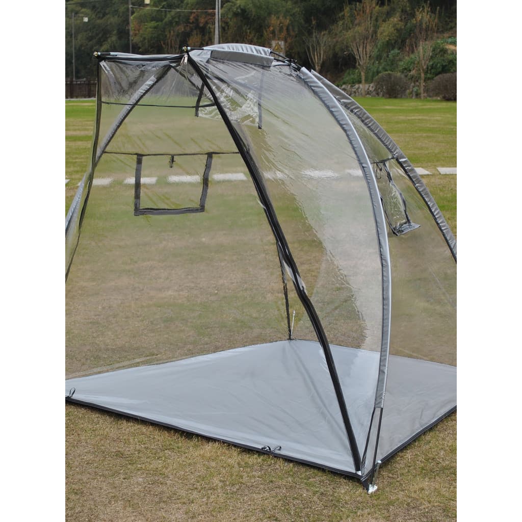 Barraca de banho para banho de sol Sanya Holiday, barraca transparente completa, barraca de praia para banho de sol, bar