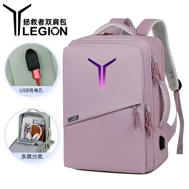 Adequado para 2025 Salvador Y7000p Bolsa para computador 52cm Notebook para jogos r9000x/r7000 Mochila à prova d'água 16