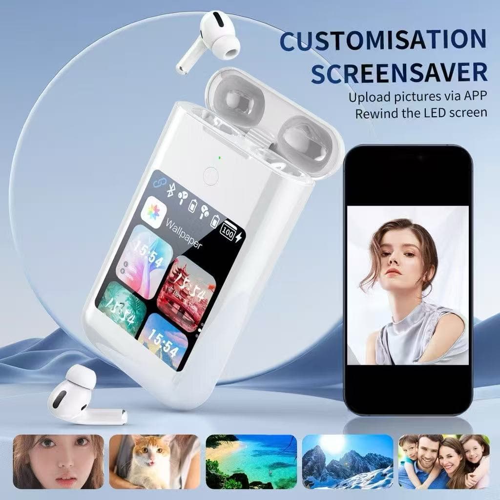 Fone de ouvido 3in1 Power BanK Com Tela 2.8 Polegadas Bluetooth  Com Muitas Funções 5000mah J-60