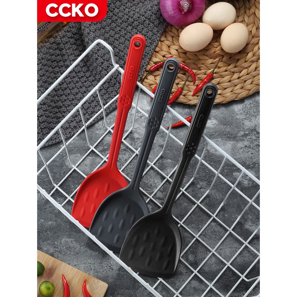 CCKO Espátula de Silicone resistente a altas temperaturas Frigideira Espátula antiaderente Conjunto especial Espátula nã