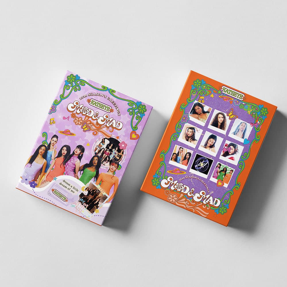 55 peças/conjunto de postais Kpop idol KATSEYE 2026 Mod E Mad Lomo para coleção de fãs