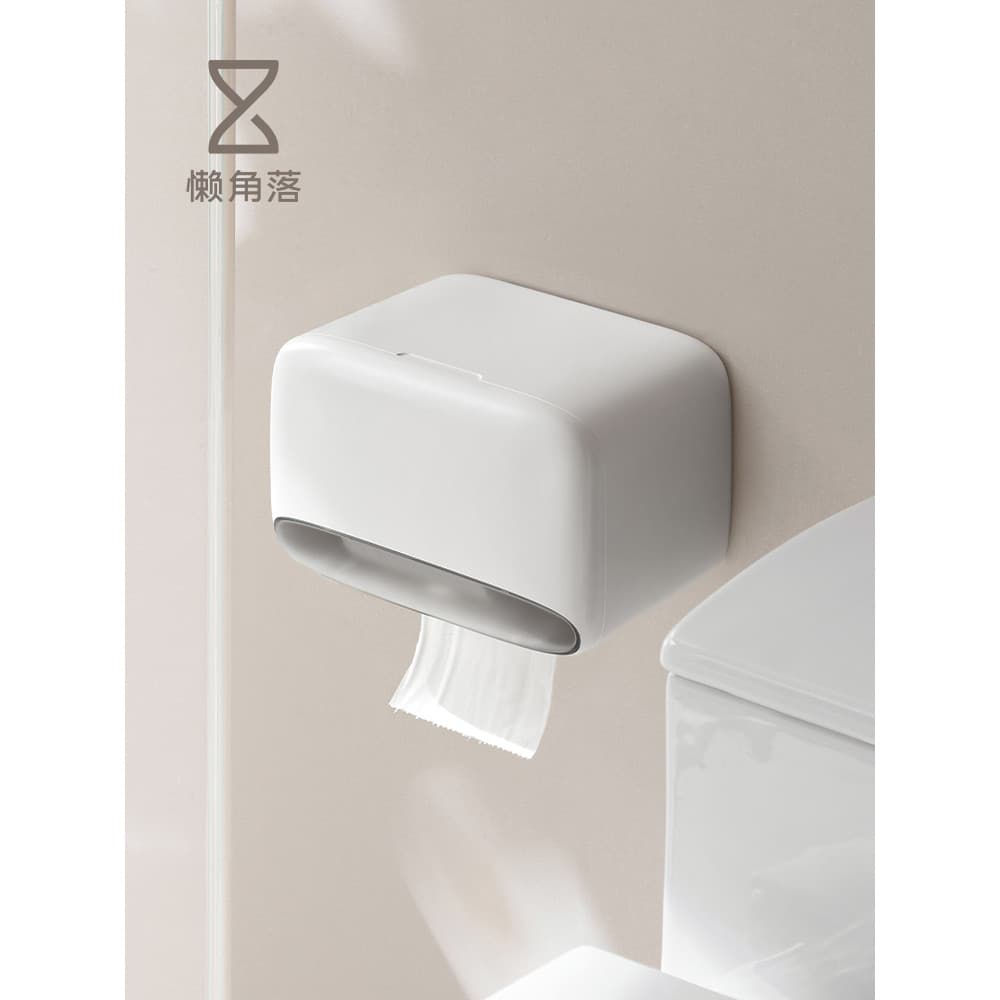 Caixa de tecido higiênico de canto preguiçoso, rolo de papel higiênico, Rack de parede, armazenamento, banheiro