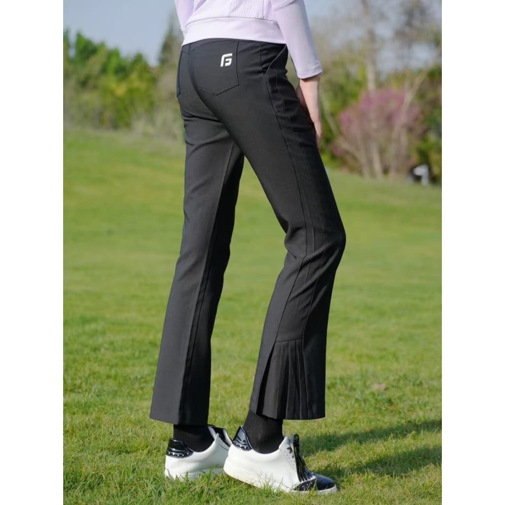 Primavera verão golfe calças largas femininas calças de ajuste fino feminino mais magro olhar tornozelo comprimento calç