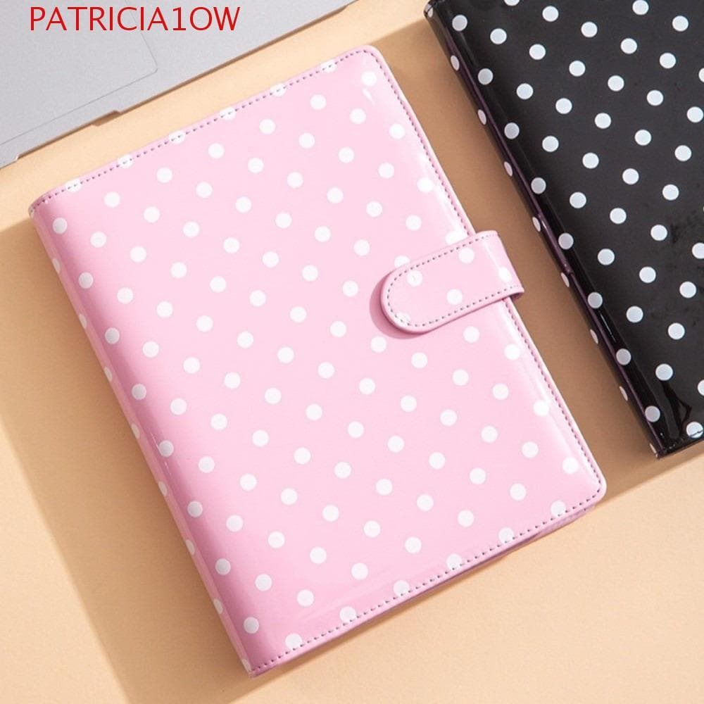 PATRICIA1OW A5 Bolsa De Armazenamento De Manual , Bolsos Coloridos Para Pasta De 6 Furos A5 Planejador De Orçamento Maci