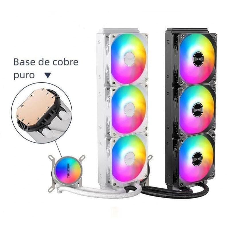 Teucer 360mm: Refrigerador Água CPU com ARGB (LGA 20XX/1700/1200/115X, AM4/AM5)