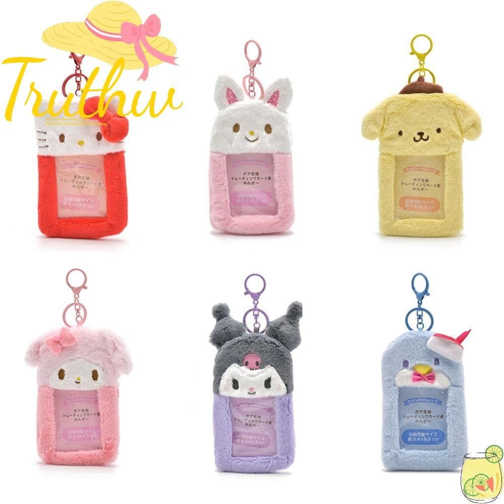 Suporte Para Cartão Fotográfico TRUTHW , Pelúcia Com Pingente De Chaveiro Kpop Idol Photo Sleeve , Protetor De Desenho A