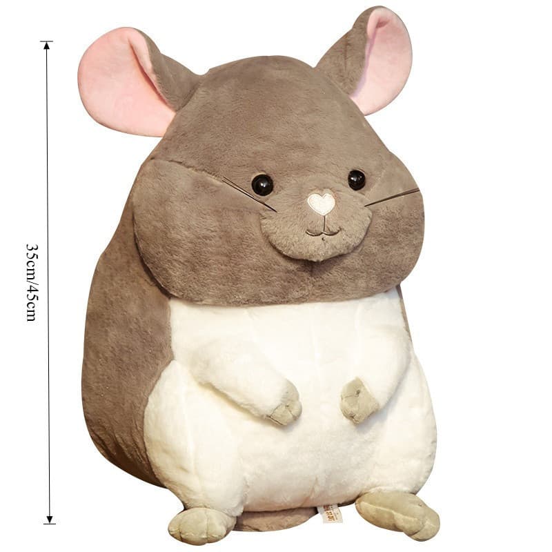 Brinquedo De Pelúcia De Chinchila De Simulação – Boneca Fofa , Companheiro De Dormir Macio , Presente De Natal Para Meni