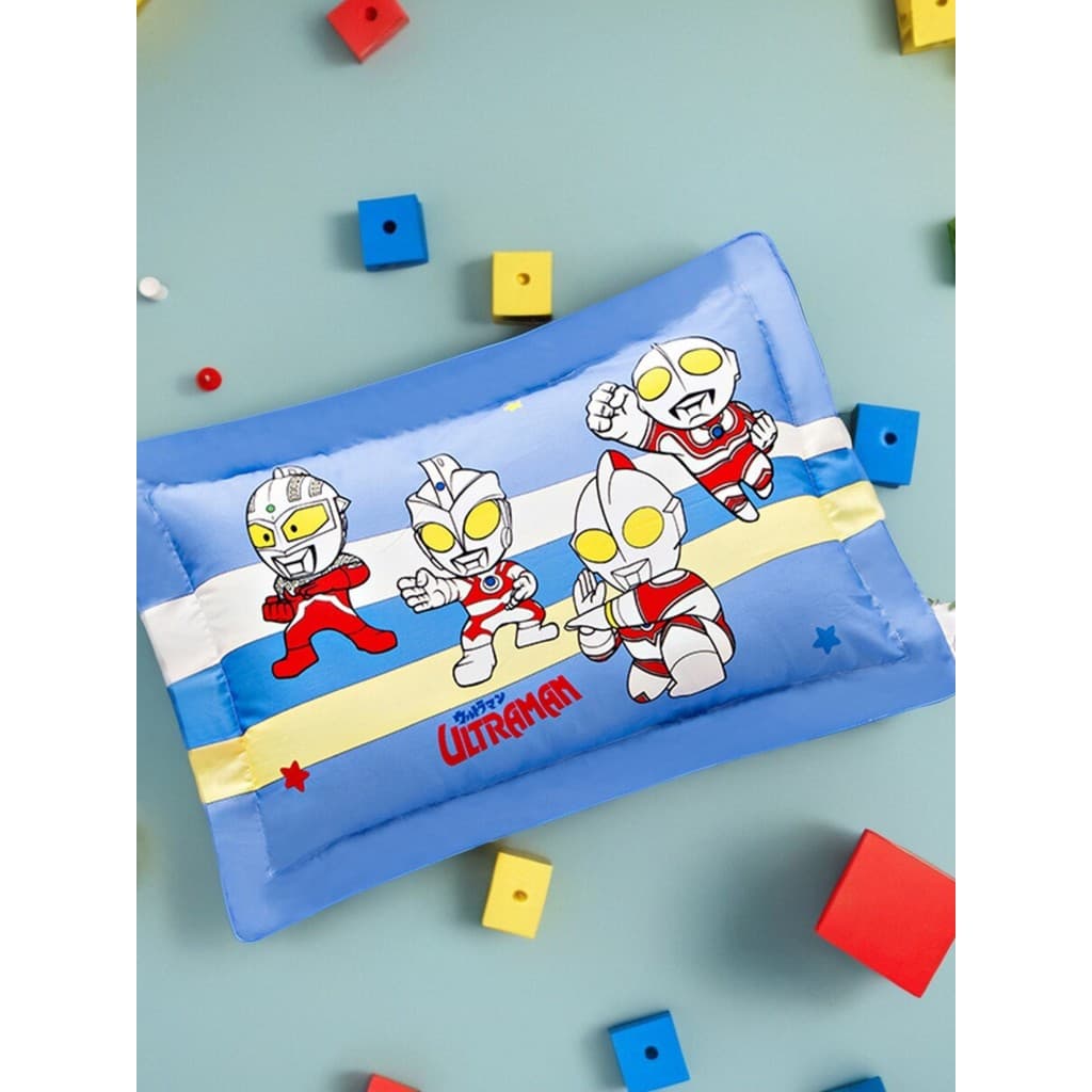 Crianças fronha de algodão puro dos desenhos animados fronha conjunto Ultraman menino 3-6-10 anos de idade bebê jardim d