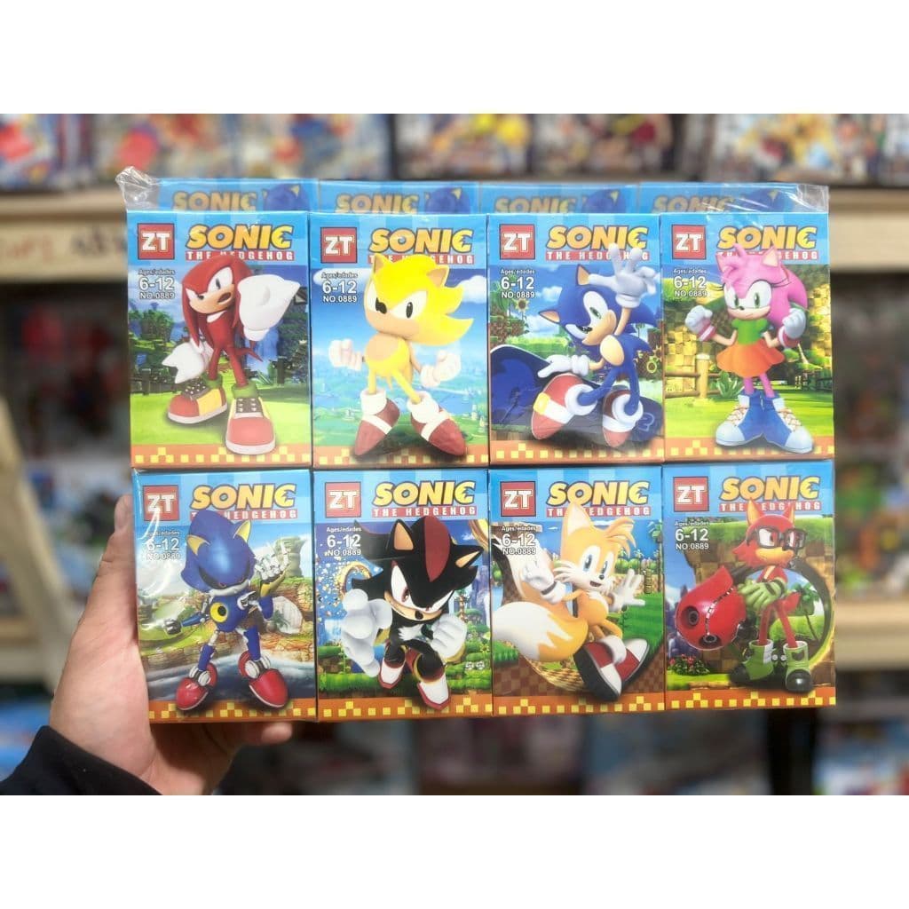KIT LEGO SONIC 8 PARTES E PERSONAGENS EXCLUSIVOS - ENVIO IMEDIATO