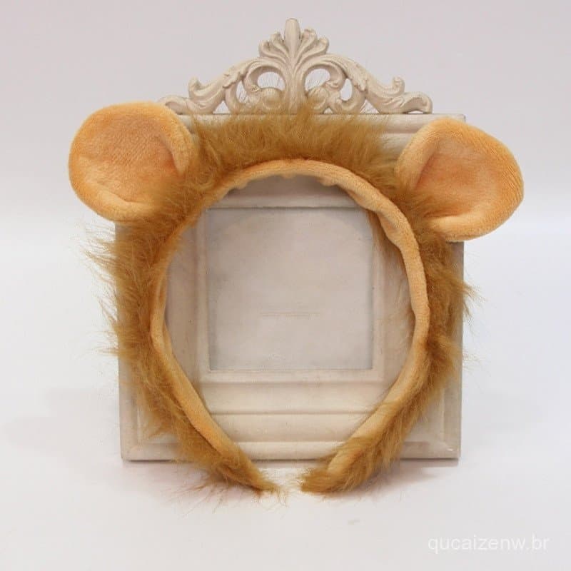 LIKE Meninas Orelha Leão Forma Cosplay Animes Personagem Hair Hoop