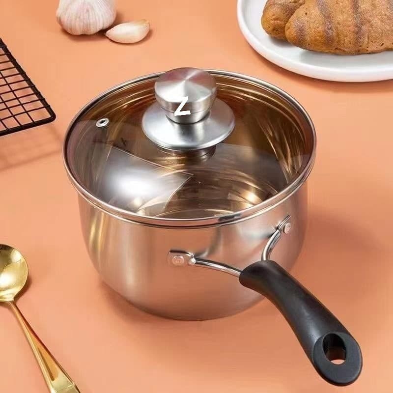 Pote de leite de aço inoxidável 304 engrossado grau alimentício doméstico macarrão instantâneo pote de sopa do bebê leit