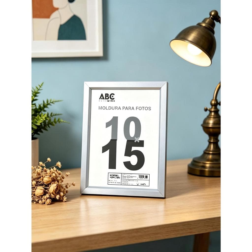 Moldura para Foto 10x15cm, Design Moderno e Elegante para Decoração de Ambientes