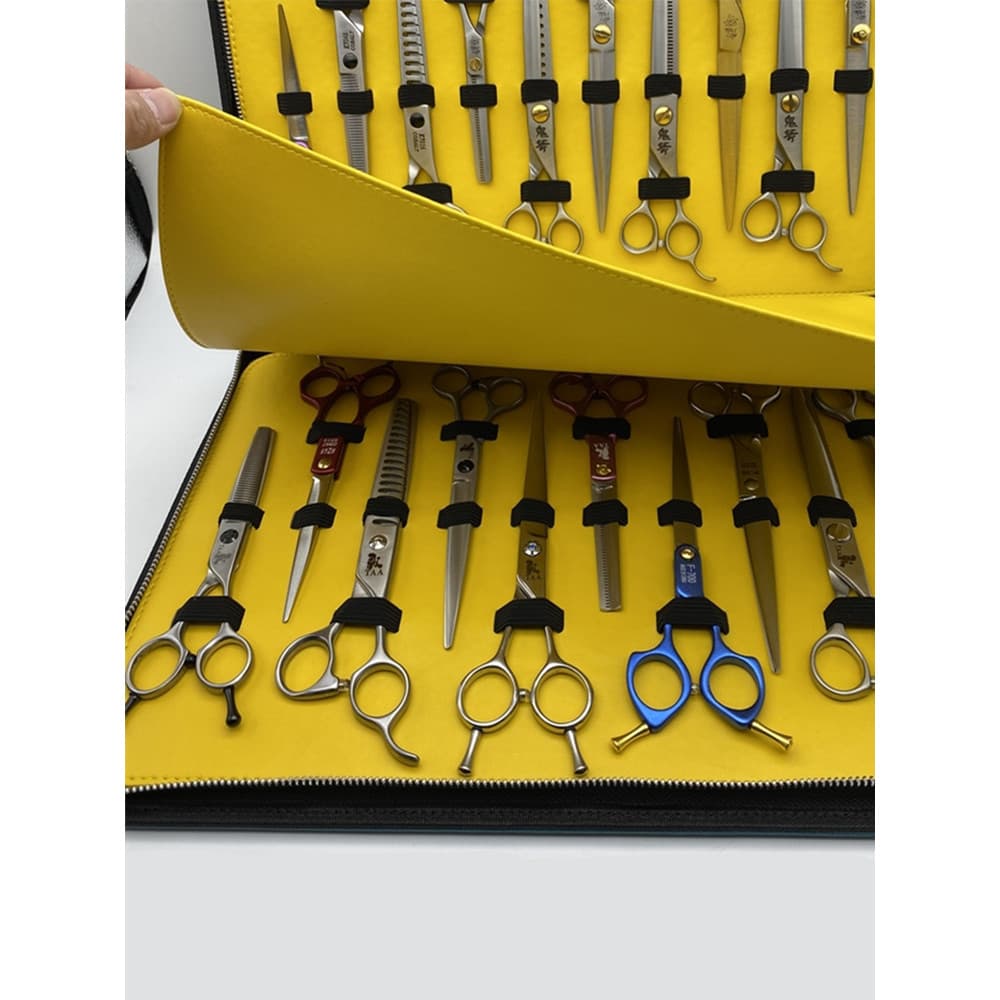 Taiwan TAA Pet saco de armazenamento couro genuíno na moda esteticista grande capacidade ferramentas profissionais 20 pe