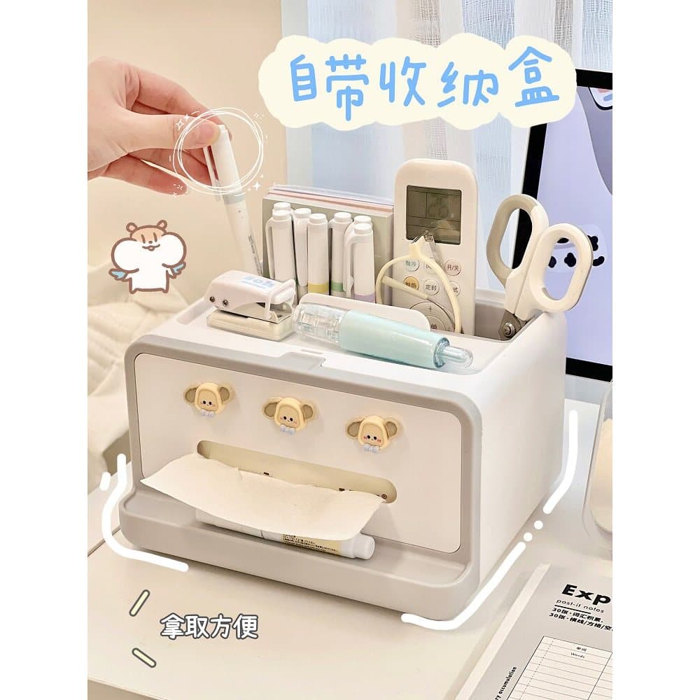 Caixa de tecido simples multifuncional casa sala de estar mesa de jantar quarto caixa de papel High-End caixa de armazen