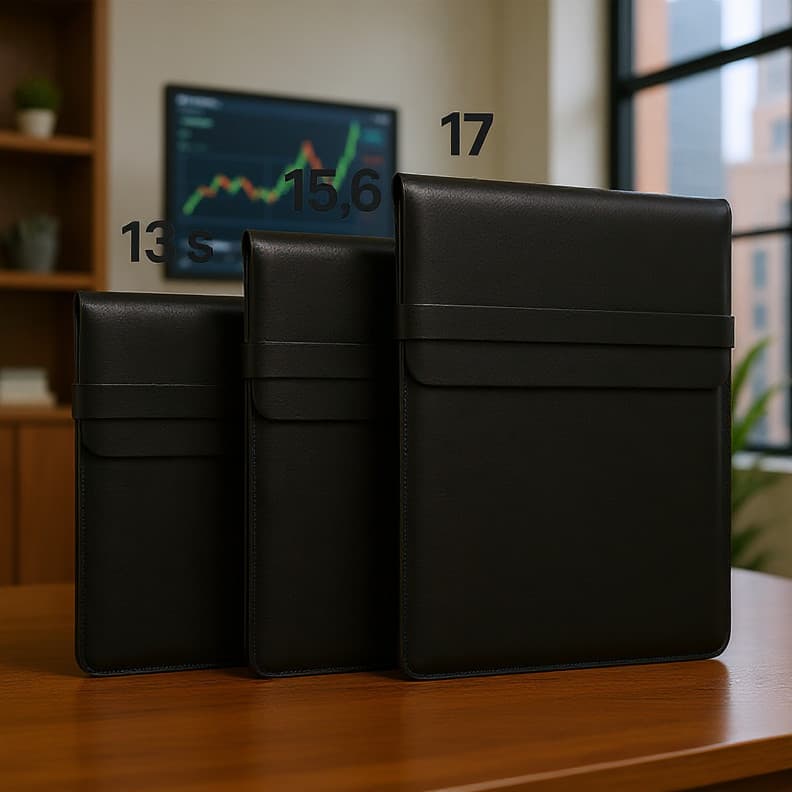 Sleeve Estilo Neutro Para Macbook e Notebook 15'6 Leve Proteção Segura Envio Já