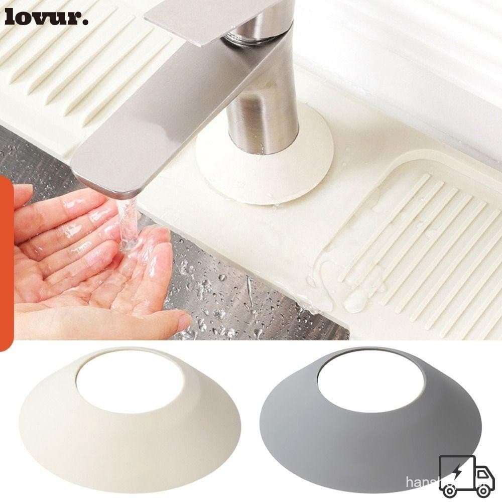 LOVUR 3 Unidades/Conjunto Protetores Contra Respingos De Torneira , Almofadas De Água Macias De Silicone , Almofada Gran