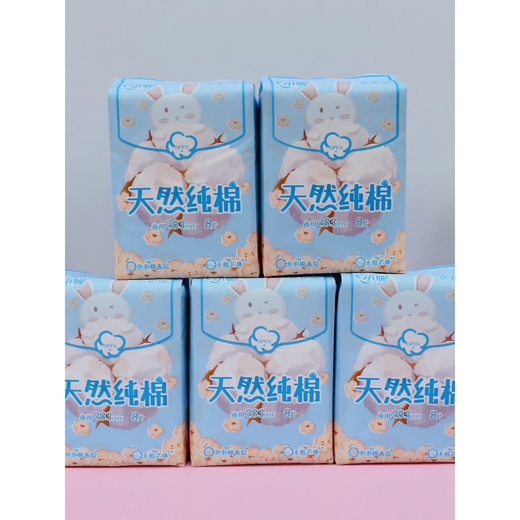 Xiaoni Guardanapo Higiênico Natural Puro Algodão Bolha Algodão Ultrafino Algodão Macio Grau Médico Guardanapo Higiênico