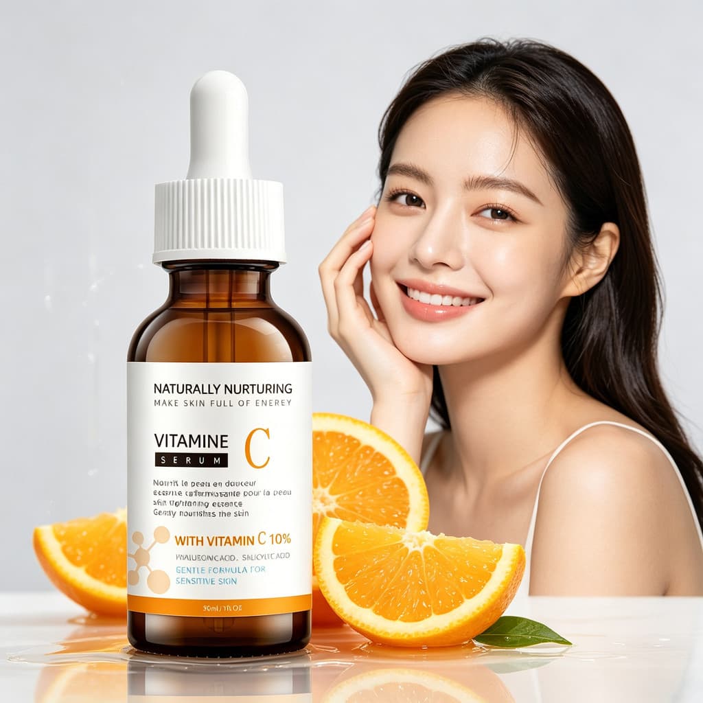 30ml De Soro De Vitamina C E Ácido Hialurônico-Ilumina A Pele Opaca , Hidratante Diário Sensível
