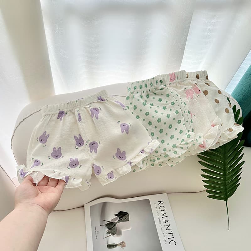Feminino bebê influenciador Shorts de algodão puro exterior Wear verão estilo fino respirável meninas All-Match meninas