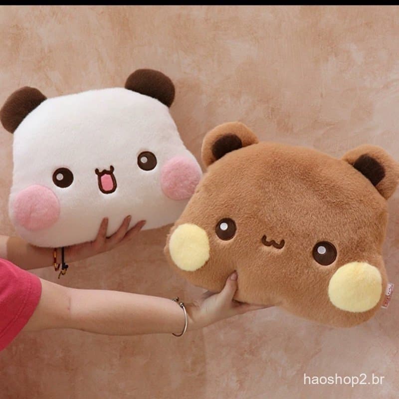 38cm Bonito Pacote De Expressão Boneca Bubu Dudu Brinquedo De Pelúcia , Yier Panda Urso Cabeça Grande Macio Decoração Cr
