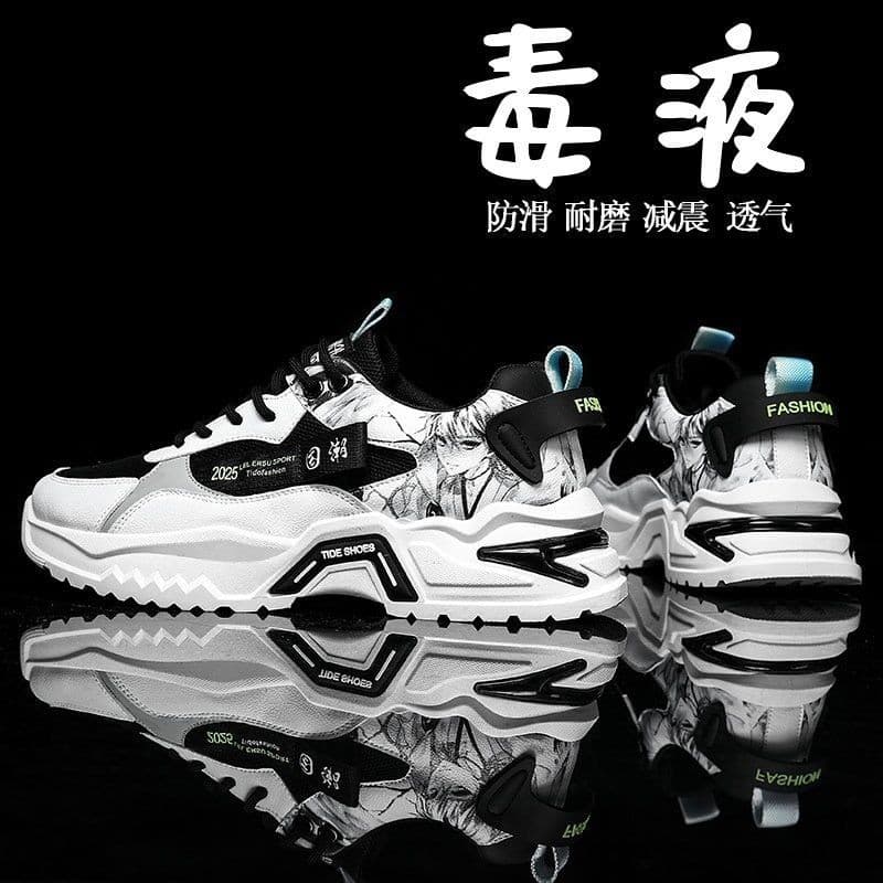 Sapatos masculinos 2026 outono novo estilo masculino de alta qualidade esportes casuais tênis de corrida masculino All-m