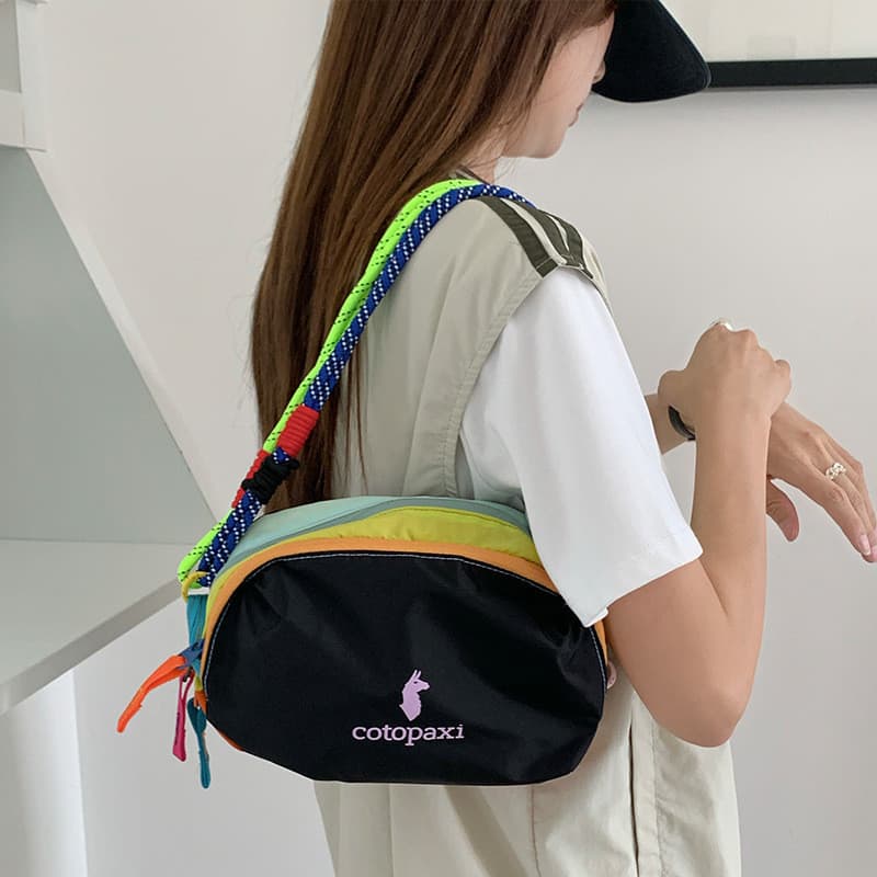 Ela Cotopaxi Alpaca Dopamina Bolsa de Ombro Correspondente Bolsa de Cosméticos/Zíper Bolsa Feminina Bolsa de Armazenamen