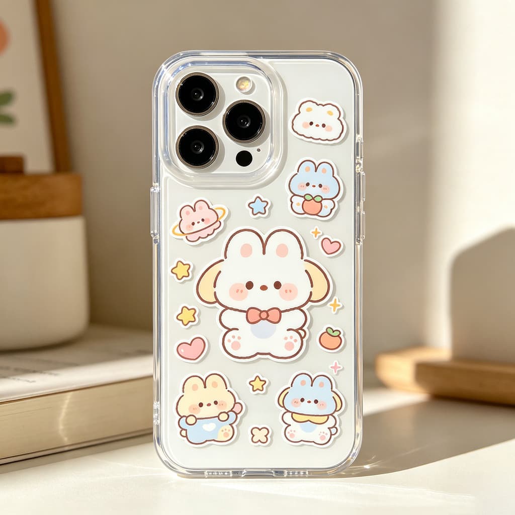 Capa de Celular cartum Linda Caso de telefone mulher capinha capinha iphone Pintura para iPhone XR até 17 Pro Max
