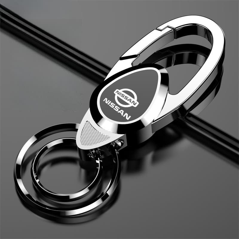 Chaveiro de Metal Nissan de Alta Qualidade para Carro e Moto, para Impressão a Laser de Padrões Kicks, Versa, Tiida, Mar