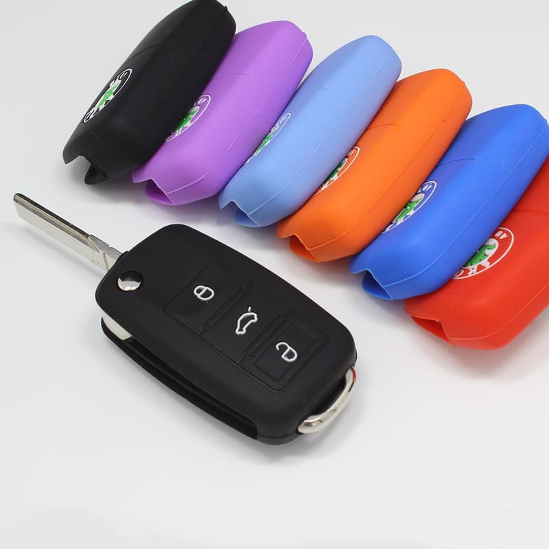 Adequado para Skoda novo Mingrui Suzun Jingruixin Dongsupai Haoruixinrui 2017 capa de chave fivela de Silicone
