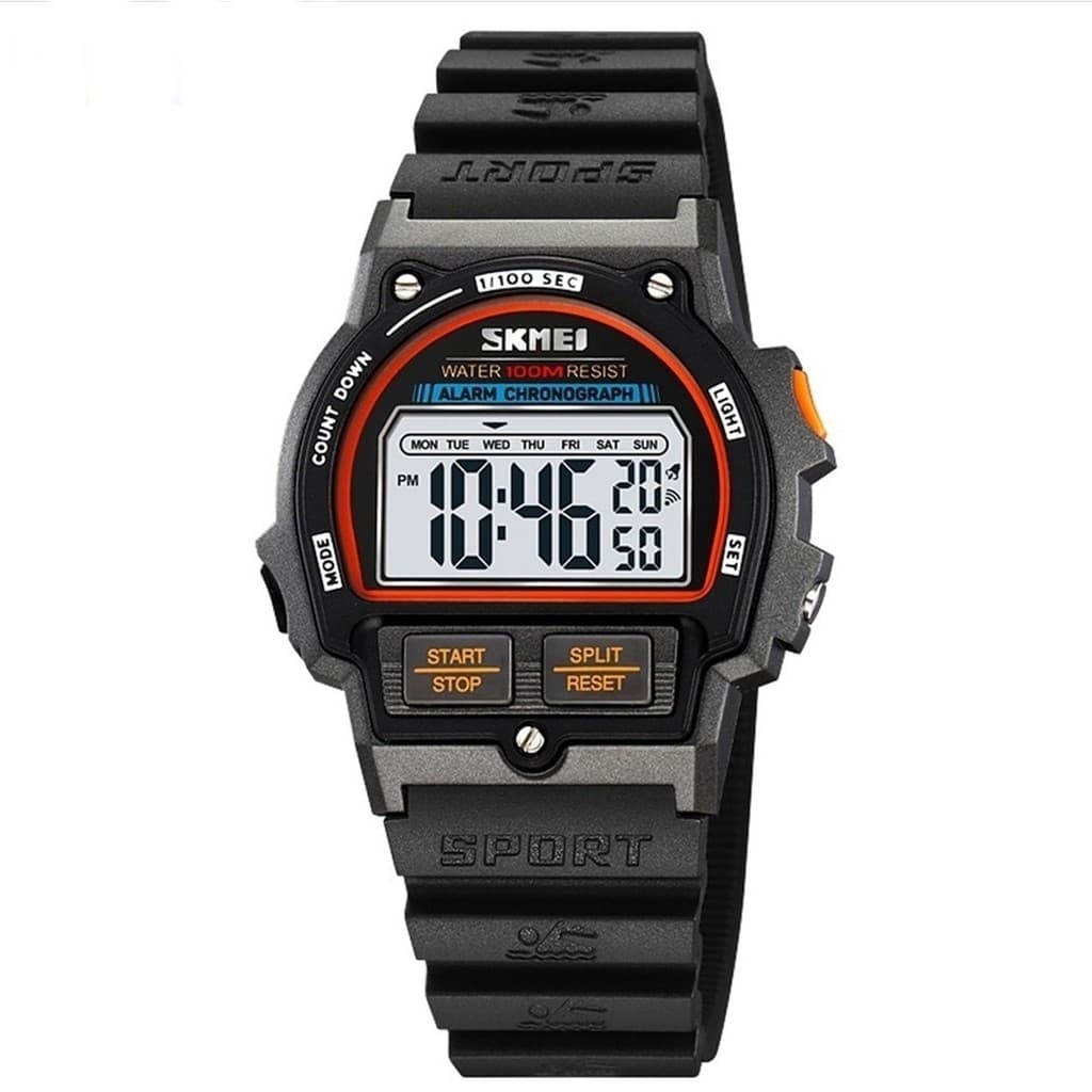 Relógio Menino Skmei Digital 2263 Preto, 5ATM, ESPORTIVO, DESPERTADOR, CRONÔMETRO, LUZ,
