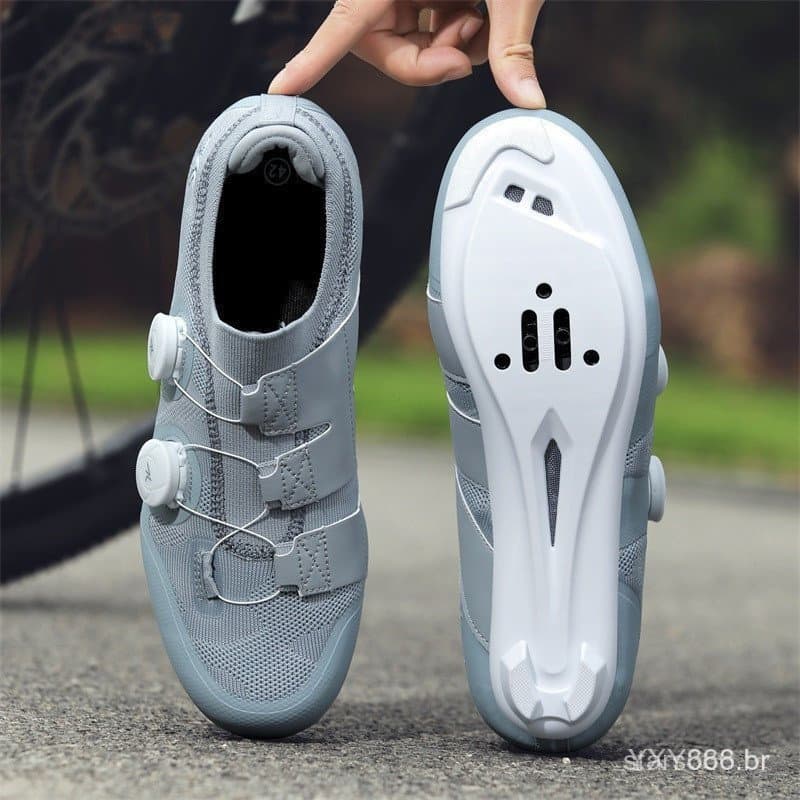 Sapatos De Ciclismo Tênis De Bicicleta De Estrada Calçados Masculinos Com Chuteiras SPD