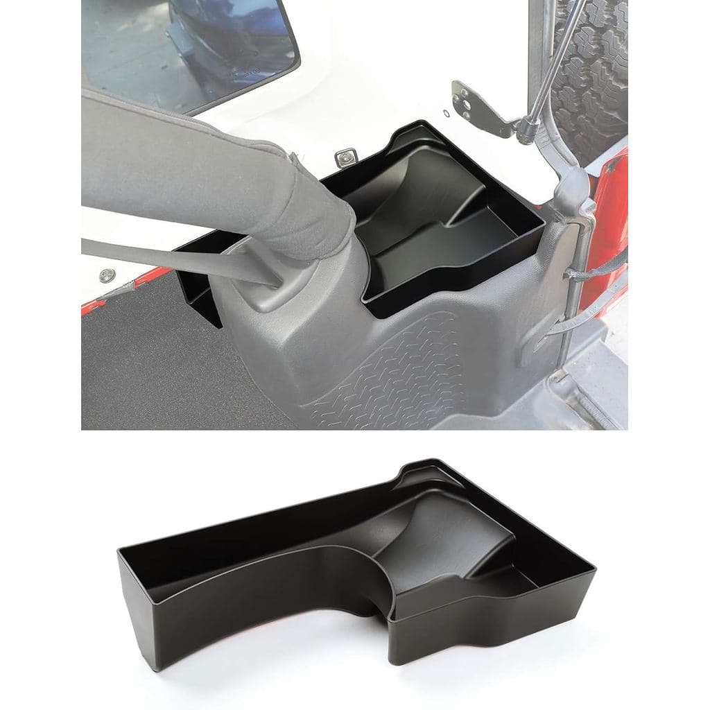Savadicar Wheel Well Storage Bin, Rear Trunk Organizer, Cargo Storage Tray for 2011-2018 Jeep Wrangler JK JKU 2/4 Door,