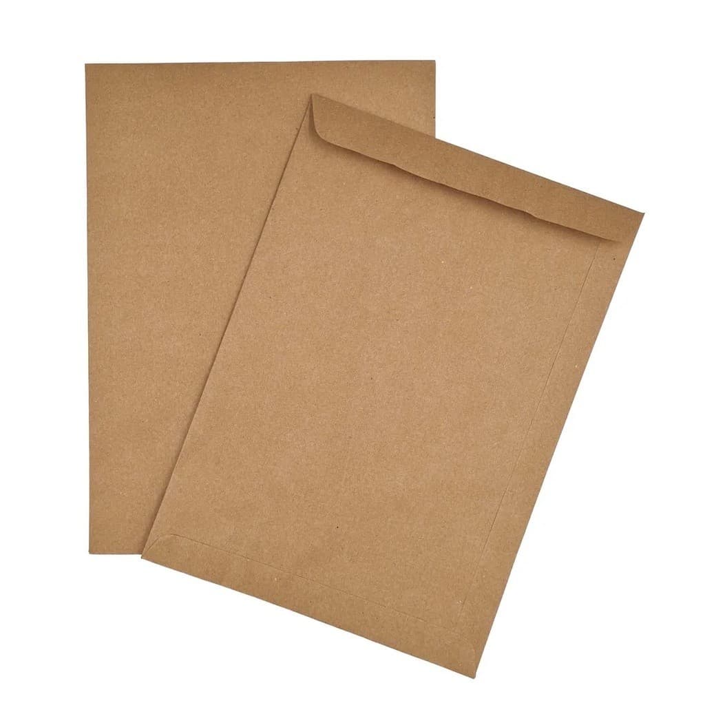 ENVELOPE PARDO/NATURAL SACO 260X360MM PCT 10 UNIDADES