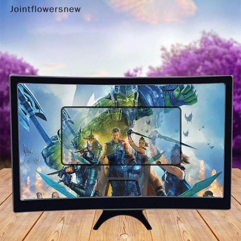 JTN 12 Polegada Tela Grande 3D HD Amplificador Curva Lupa De Celular Smartphone De Vídeo Stand Holder NW