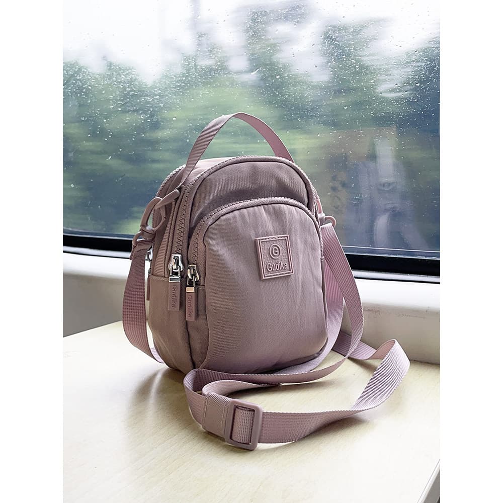 2026 Novo estilo portátil Cross-body dupla utilização pequena bolsa Multi-camada bolso grande capacidade chave do telefo