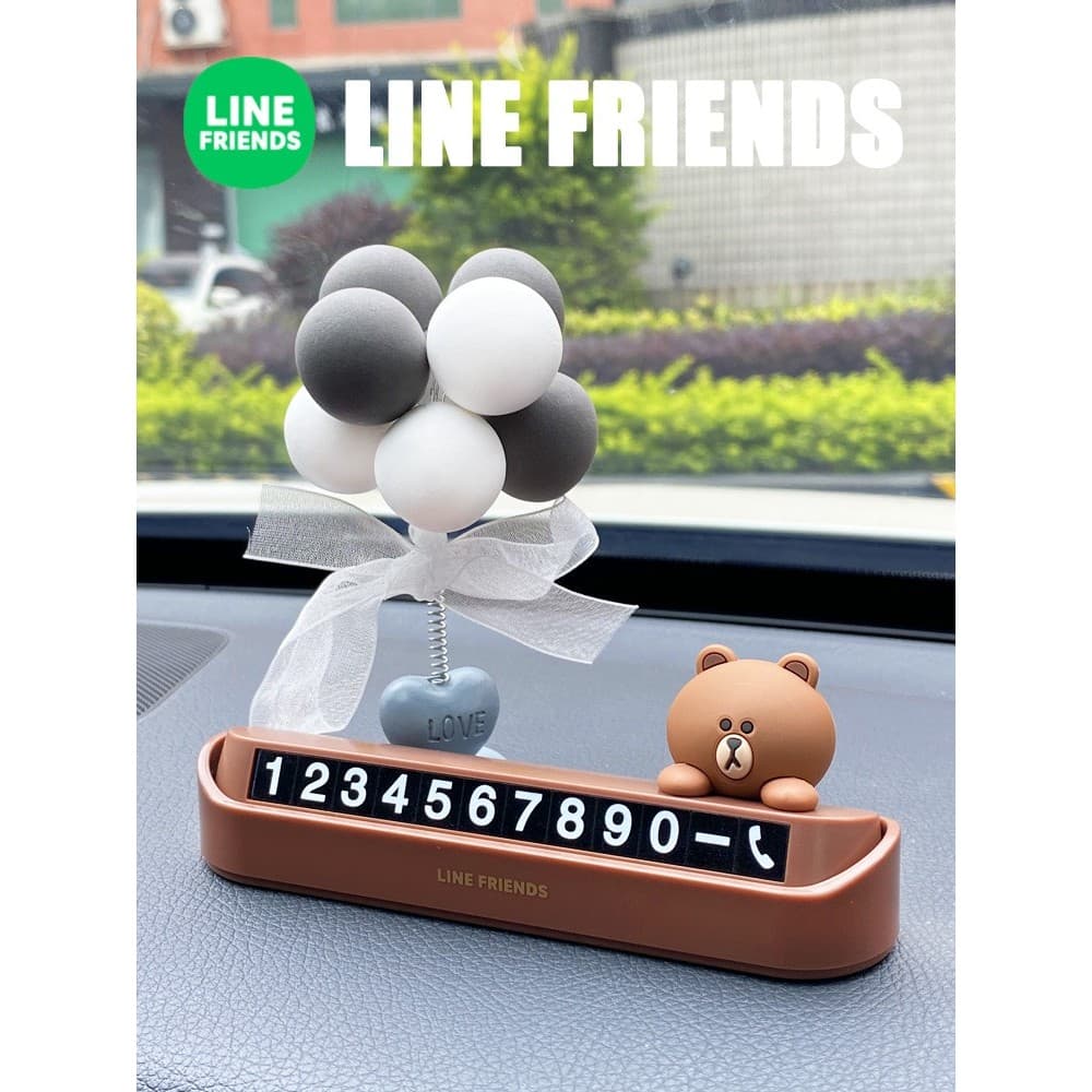 Linha placa de número de estacionamento temporário do carro em movimento placa de licença bonito feminino em movimento t