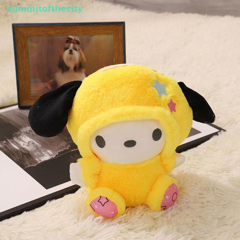 Summtoftopcity Cartoon Cute Sanrio Brinquedo De Pelúcia Kuromi Hello Kitty My Melody Cinnamoroll Boneca Macia Pingente B