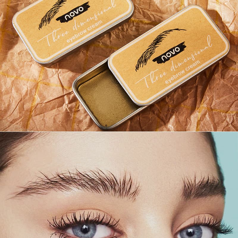 Novo selvagem sobrancelha estilo creme claro raiz cera líquido transparente sobrancelha sabão duradouro sólido feminino