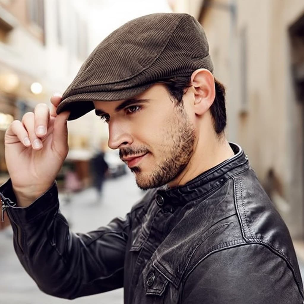 Boina Quente De Inverno Para Homens , Bonés Casuais Leves E Grossos , Confortável , Presentes Ideais Amigos Família