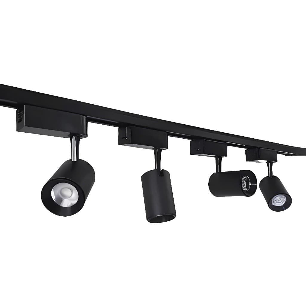 Kit Trilho Eletrificado 2m + 4 Spots Led 7w 10w Direcionável Bivolt (3000k, 4000k,6500k)