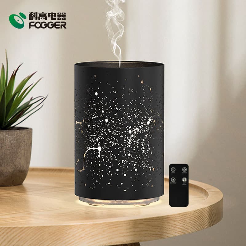 Kegao novo produto 120ml difusor de aroma ultrassônico magnético infravermelho controle remoto difusor de aroma de ferro