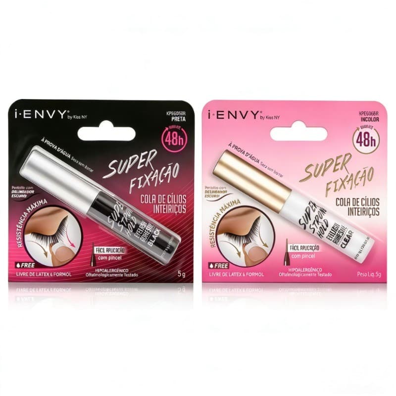Cola Para Cílios Postiços I-envy Super Fixação 48h - Kiss Ny