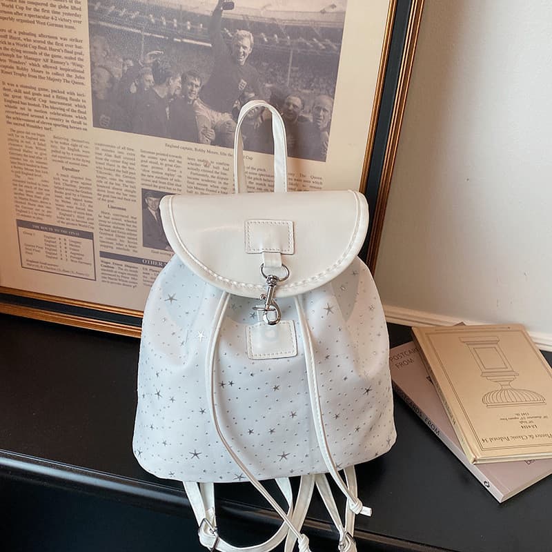 Moda simples casual mochila versão coreana casual estilo Preppy estudante saco