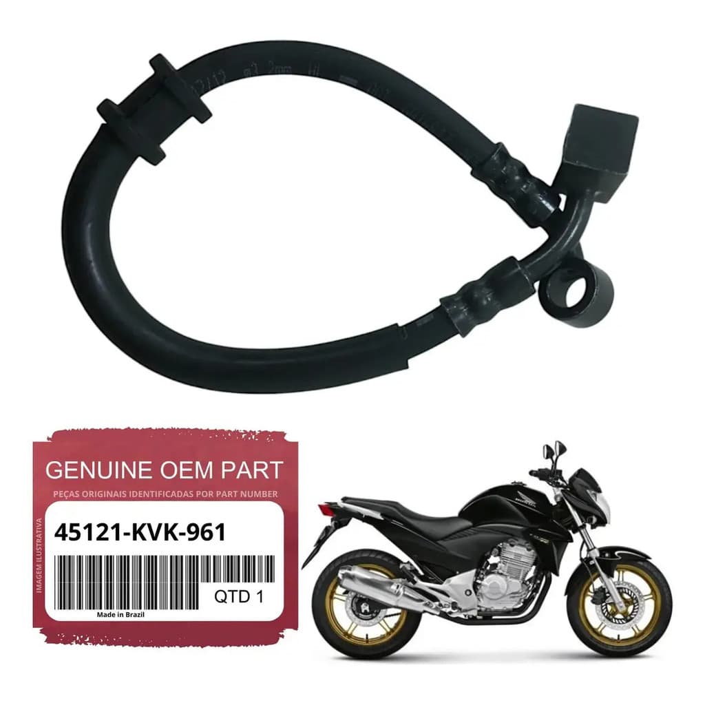 Cabo Flexível A Freio Dianteiro Cb 300r Abs 2009 Até 2015
