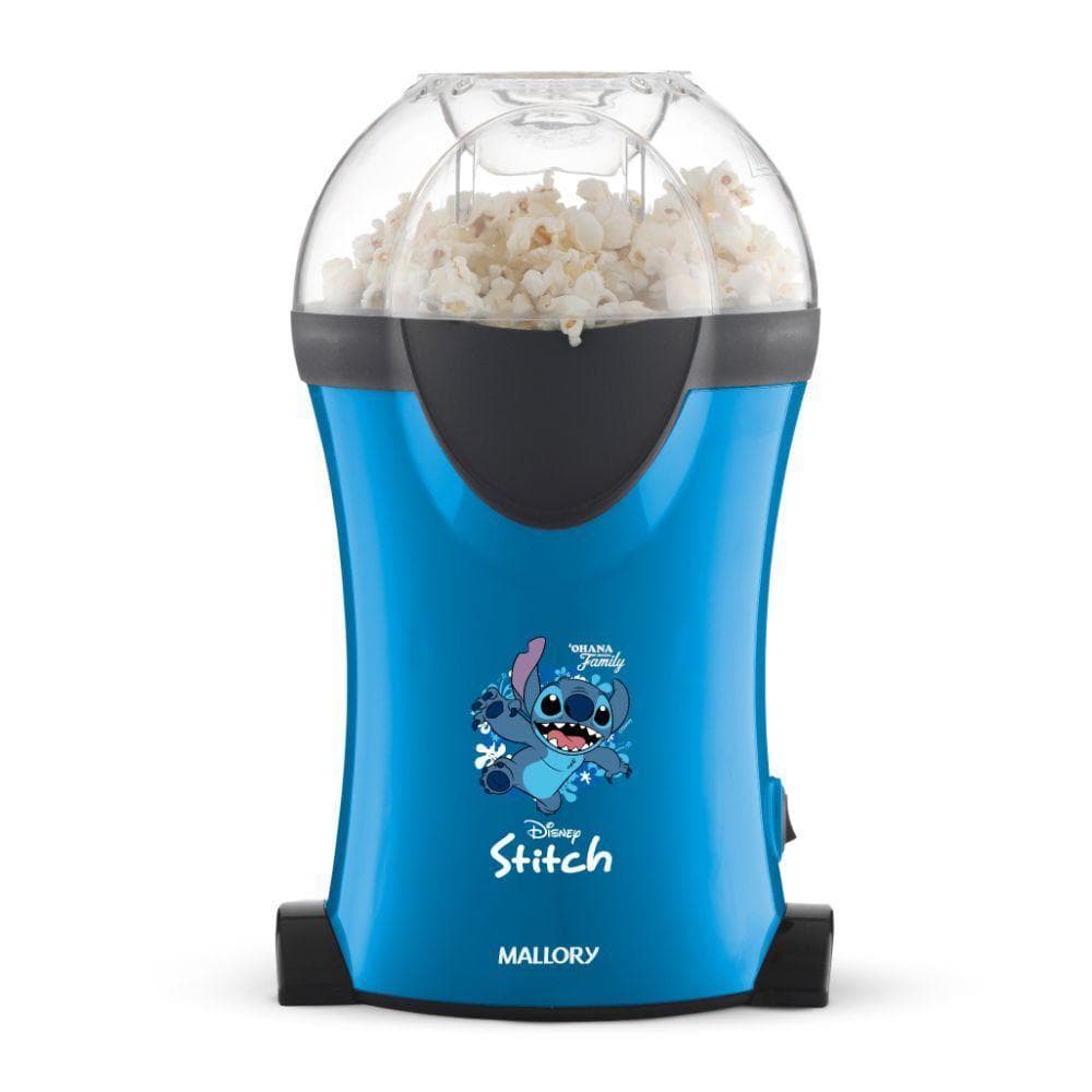 Pipoqueira Elétrica Mallory Stitch Pipocas Sem óleo Azul 110V