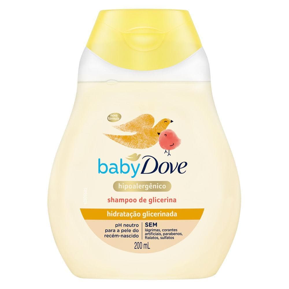 Shampoo Dove Baby 200ml Hidratacao Glicerinado