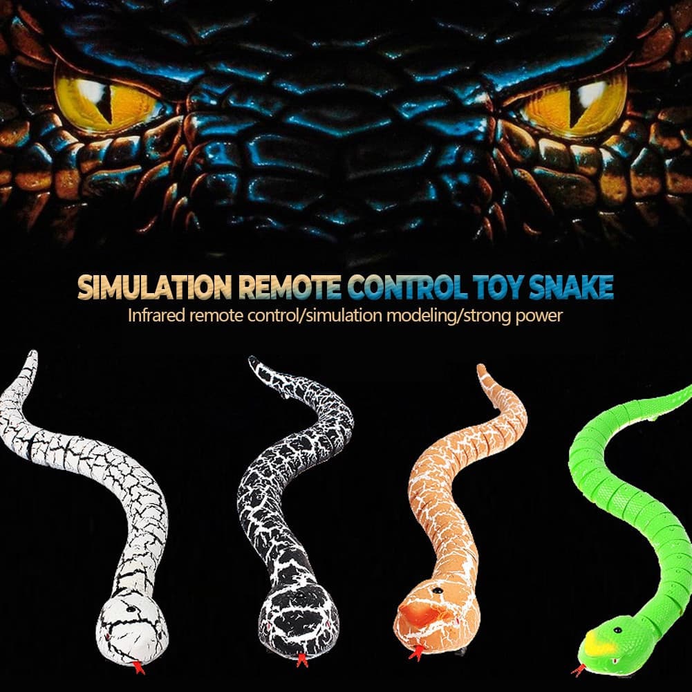 Brinquedo De Cobra Realista Realista Com Controle Remoto / Cobra Que Chargeável De Longo Alcance