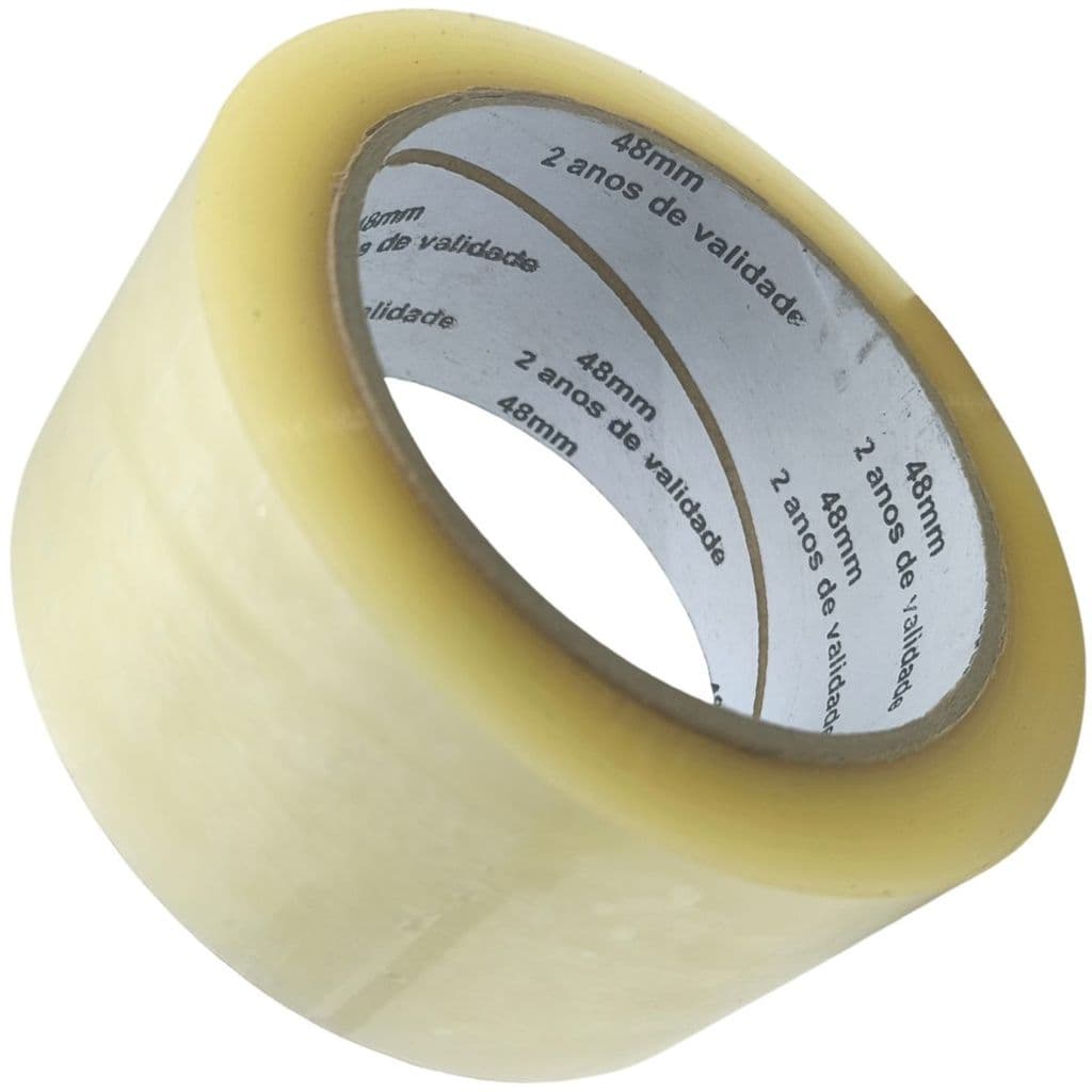 Fita Durex Transparente 48mm X 100 M Metros 10 Rolo
