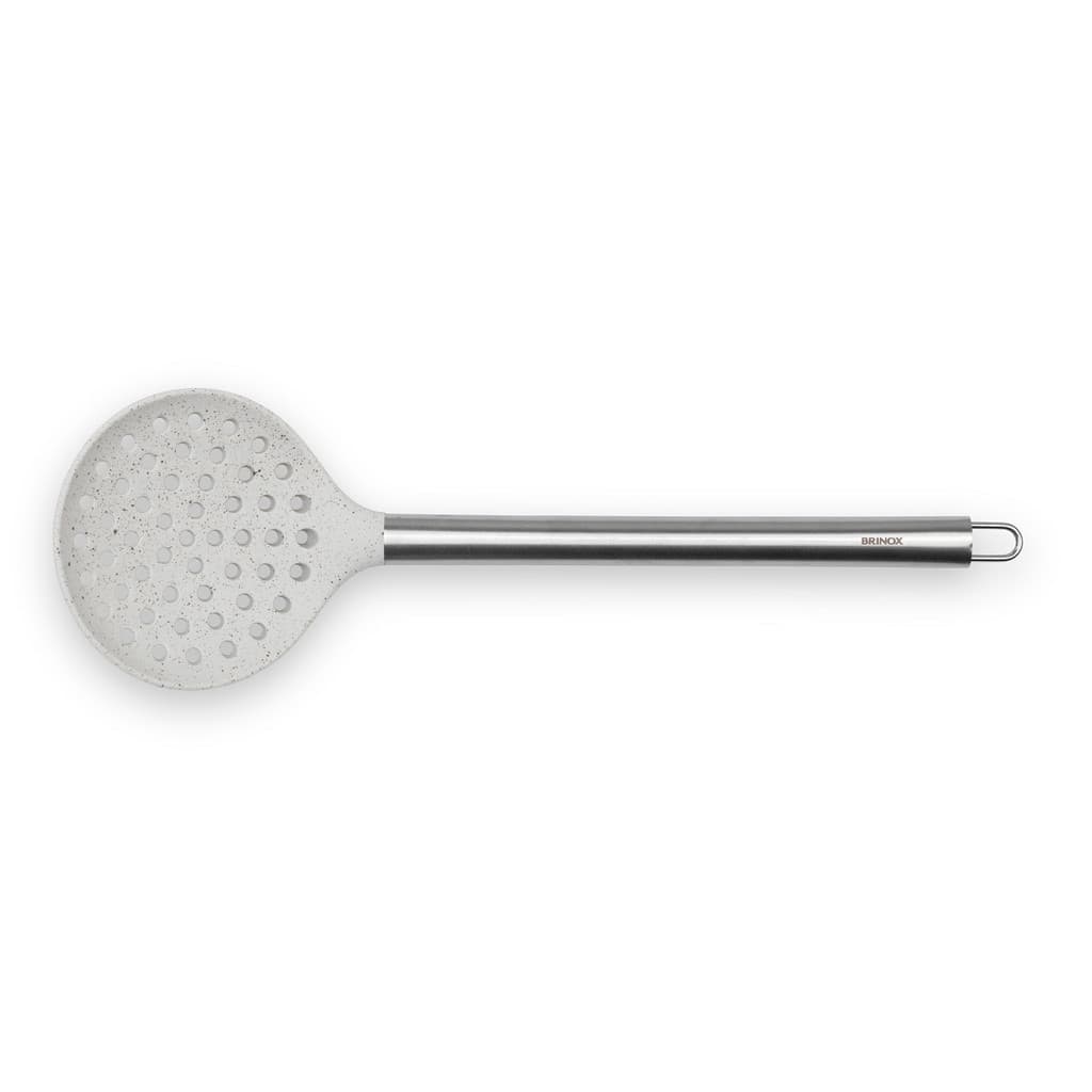 Espumadeira Vanilla De Silicone Brinox Duo 34,5 cm